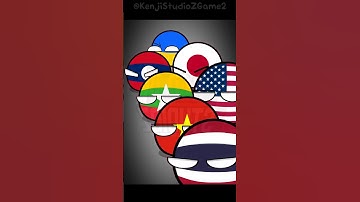 Eternal Enemies || Thailand Vs Cambodia || [ CountryBalls ] || #countryballs #shorts