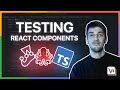 Test react components with jest and react testing library