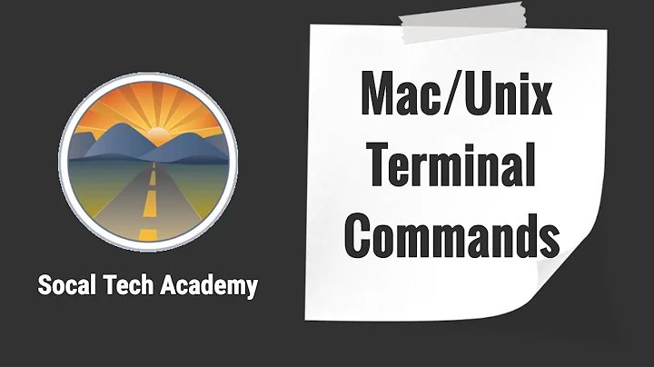 How to use Terminal commands on Mac OS X