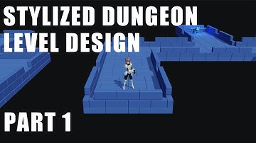 Stylized Dungeon Level Design Part1 - Blender/Unity/Meshtint Studio