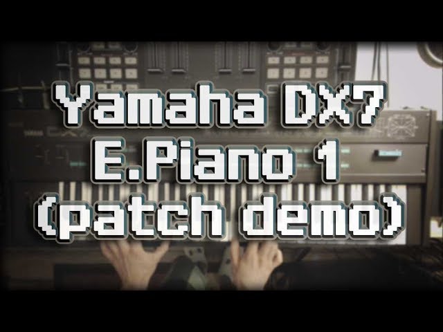 [1983] Yamaha DX7 FM Synth - Electric Piano 1 (patch demo) - YouTube