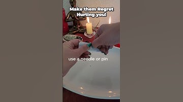 ✨ Make them regret hurting you with this powerful ritual ✨ On a piece of paper, write your first an