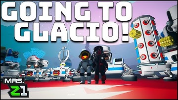 Hello Glacio ! NEW Base ! Playing with Z1 Gaming ! Astroneer Co-Op Episode 3 | Mrs. Z1