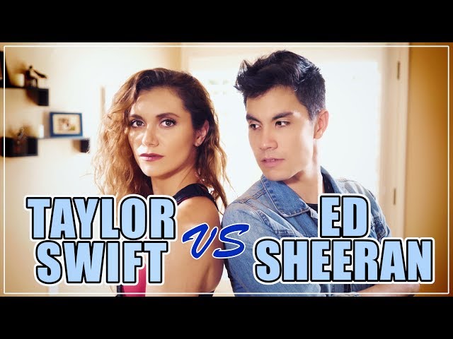 Taylor Swift VS Ed Sheeran MASHUP!! 20 Songs | ft. Alyson Stoner u0026 Sam Tsui class=