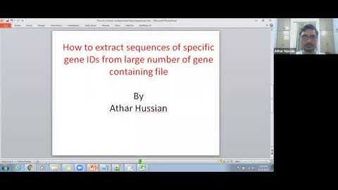 Part #4: Extract sequence with header from a fasta file with specific ID| Athar Mutahari