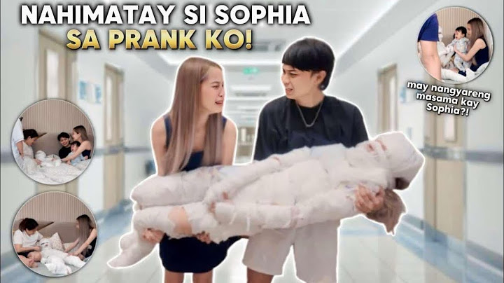 ACCIDENT PRANK KAY SOPHIA! *REVENGE PRANK NI SABBY*