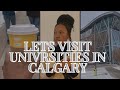 Weekly vlog  lets visit universities  in calgary saitmruucalgary  calgarycanadaschools