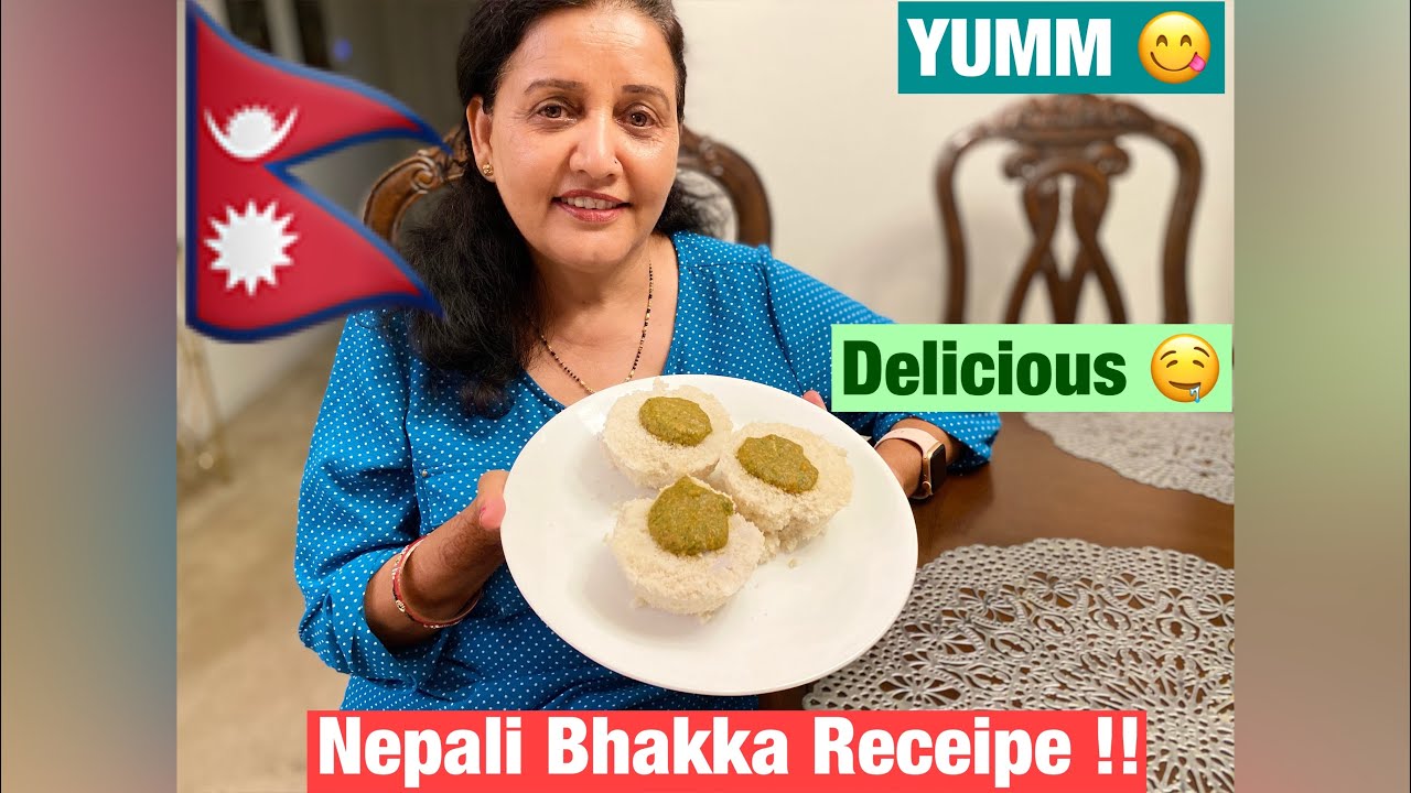 Nepali Bhakka Receipe | YUMM | with Green Tomato 🍅 Chutney ~ Hajur haru ...