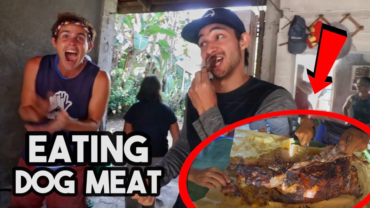 Eating Roasted Dog Prank (Exotic Foods | Philippines) - YouTube