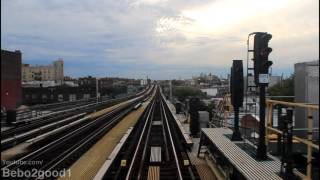 NYC Subway: Front View Window (7) Train from Flushing to 34th Street