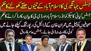 J. Jahangiri's order to open the 3 constituencies of islamabad | IHC's big Order | Sami Ibrahim