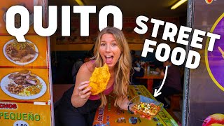 HUGE ECUADORIAN FOOD TOUR in QUITO, ECUADOR  (eating with a local) screenshot 4