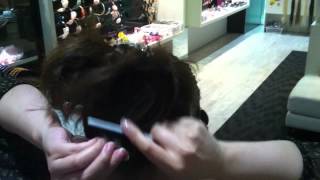 stella hair accessories hair comb tutorial 4