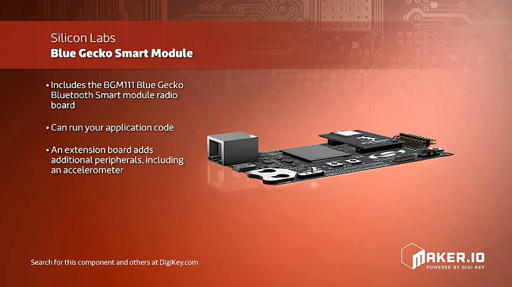 Silicon Labs Blue Gecko BGM111 Bluetooth Starter Kit | Maker Minute