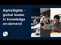 Alphasights  global leader in knowledge ondemand