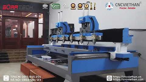 Máy CNC Gia Công Tượng 6 Đầu Tượng Đường Kính 600mm Siêu Khủng Tại Làng Nghề Đông Giao - Hải Dương