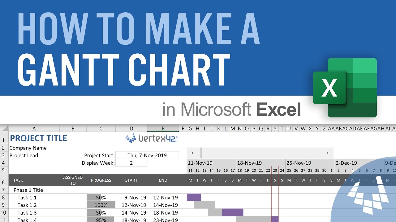 How To Make A Gantt Chart In Excel