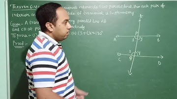 class 9 maths chapter 6 lines and angles:- theorem 6.4