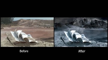 Before and After - Compositing on Autodesk Flame for creative arts ad