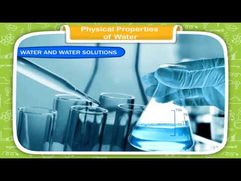 Physical Properties of Water class-3 - YouTube