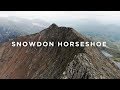 Snowdon Horseshoe via Crib Goch by Drone - Hardest route to the summit