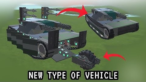 Robot Carrier Combat Tank in Evertech Sandbox