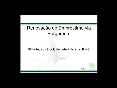 Renovação de empréstimo via Pergamum