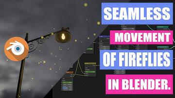 Seamless Movement of fireflies in Blender( #blendertutorial , #blender ,#art)