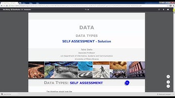 Introduction to Data Mining: Classification course - How to