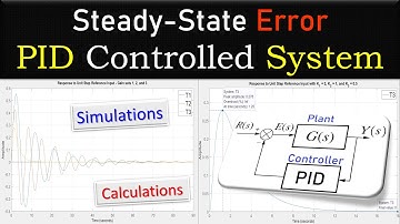 Steady-State Error ⭐ PID Feedback Controlled System 💡 Calculations & MATLAB Simulations