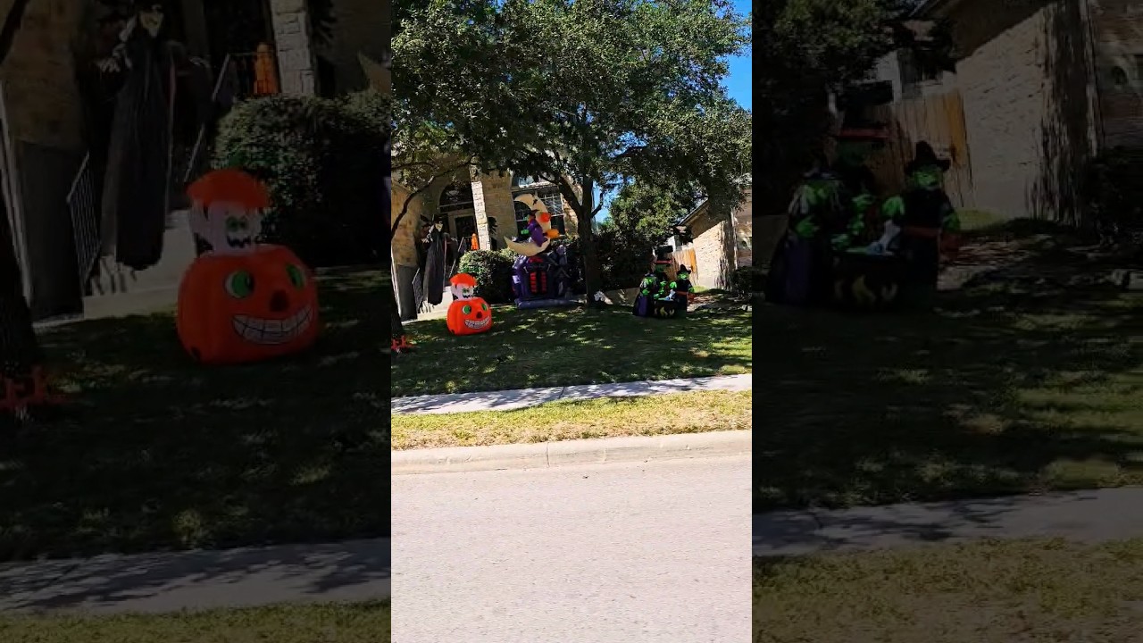 Texas Halloween has Begun! #halloween2023 #inflatable #texas