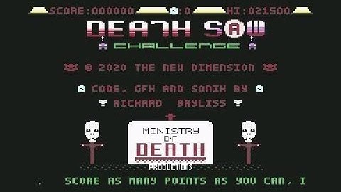 SID  MUSIC =+ DEATH SAW CHALLENGE INTRO THEME += COMMODORE 64