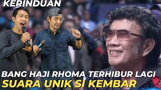 Yang Lagi Viral Bang Haji Rhoma Terhibur Lagu Nya Dibawakan Si Kembar Suara Unik
