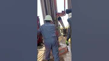 Running Casing job #rig #ad #drilling #oil #tripping