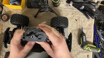 How to replace motor and remove transmission slipper gear off Arrma Granite Senton Typhon