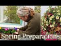 New plants for spring color  hanging baskets  winter blues