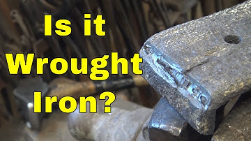 Identifying wrought iron