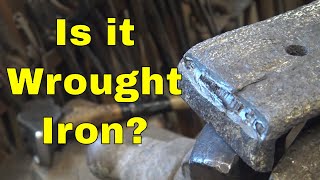 Identifying wrought iron