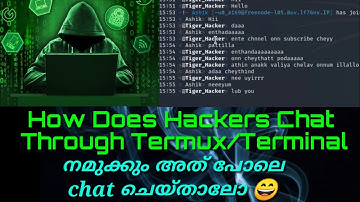 How To Chat Using Termux / Terminal In Phone And System || How Does Hackers Chat ? Let