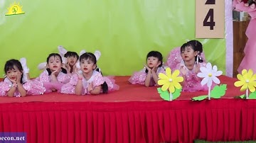 Chồi 1 - Múa Bảy Sắc Cầu Vồng - Lễ Tổng Kết Năm Học 2023-2024 - Trường Mầm Non Mặt Trời Bé Con