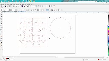 Corel Draw Tips & Tricks Puzzle maker, Making a round Puzzle