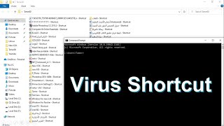 مسح فيروس Shortcut من على الفلاشة بدون برنامج