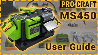 Sharpening machine Procraft MS450 | How to use.