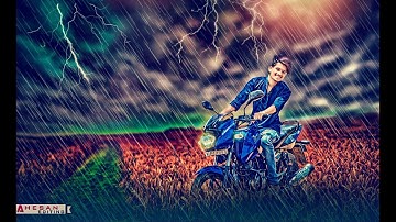 Awesome CB editing | How to edit like CB edits | Photoshop CC Tutorial | High colour contrast rain |