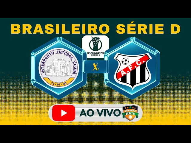 Interporto X Anápolis-GO  Campeonato Brasileiro Série D - 2023 (NARRAÇÃO)  