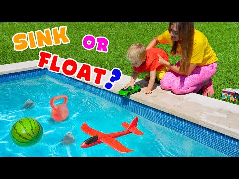 Sink or Float with Vlad and Niki - Cool Science Experiment for Kids