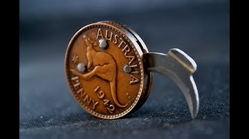 Knife making - making a folding coin knife