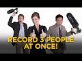Record 3 People With 2 Microphones!