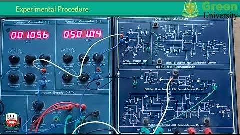 EEE 308| Communication Theory Lab| Exp. 8|  Study of  Amplitude Shift Keying  Demodulation.