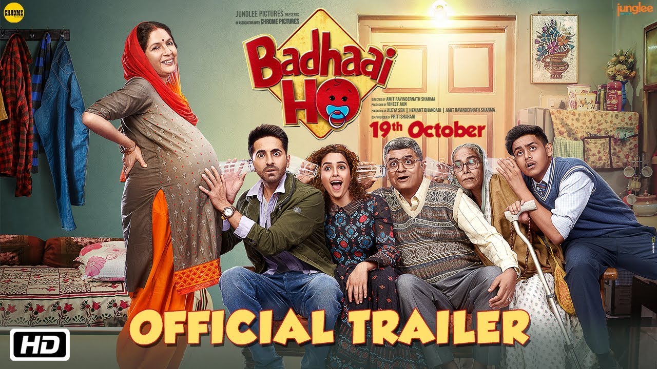 Download ‘Badhaai Ho’ Official Trailer | Ayushmann Khurrana, Sanya Malhotra | Director Amit Sharma